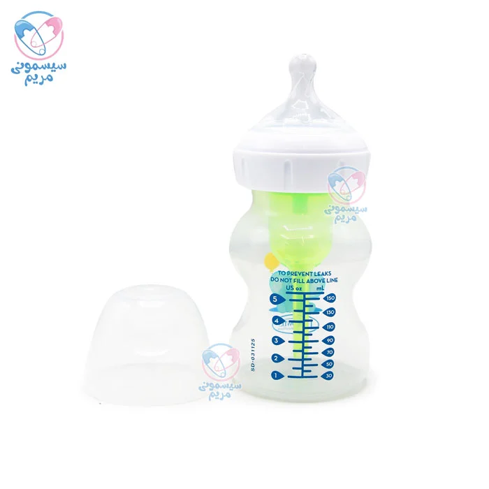 مجهز به نی سبز داخلی برای جلوگیری از ورود هوا به معده نوزاد