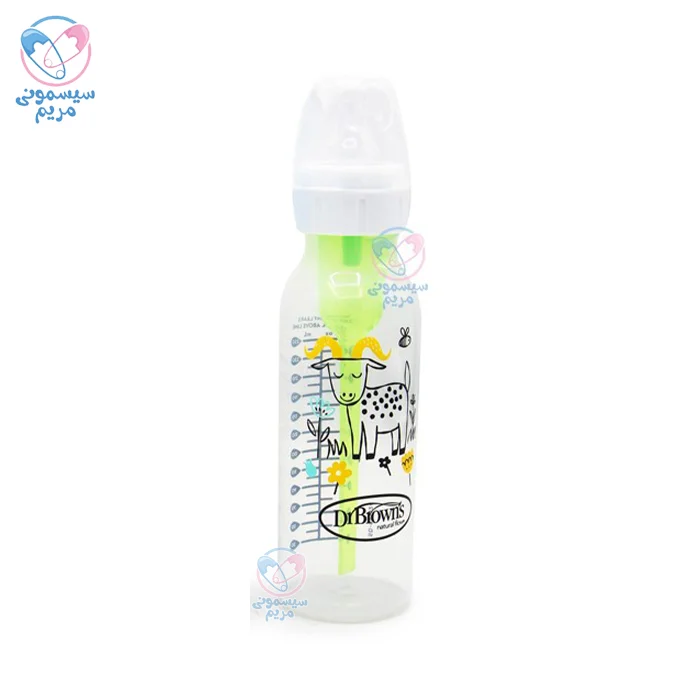شیشه شیر 250 میل طلقی دکتر براون بز Dr.Brown's 81107