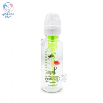 شیشه شیر 250 میلی لیتر پیرکس لاغر دکتر براون فلامینگو Dr.Brown’s 81631