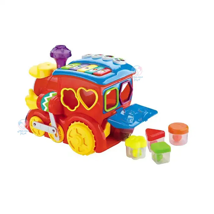 قطار کارتونی زرنگ هولا تویز (هولی تویز) 556 Hola Toys دارای چراغ و موزیک