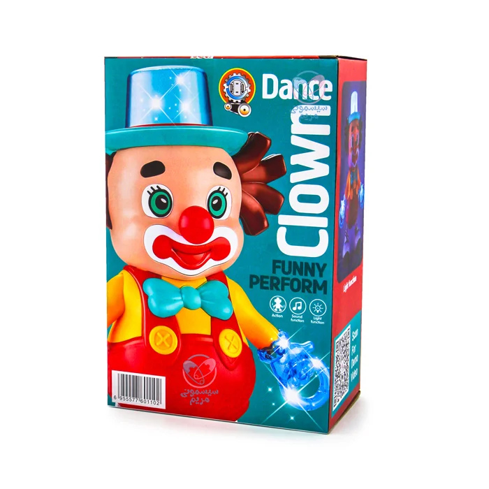 دلقک موزیکال 3029 دارای بستهبندی مناسب