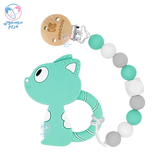 زنجیر پستانک و دندانی لاکچری کیکابو Kikkaboo وزن بسیار سبک