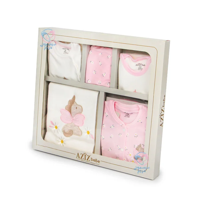 ستی زیبا، با طراحی جذاب، رنگ صورتی ملایم و طرح فانتزی یونیکورن