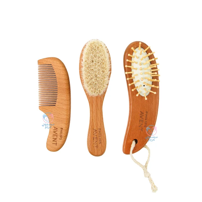 شانه و برس سه تیکه سربیضی فیلیپس اونت Philips Avent