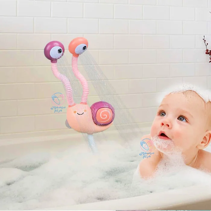 دوش حلزون شارژی بث تویز دارای سری دوش انعطافپذیر و قابل تنظیم