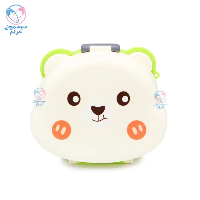 شیشه شور سیلیکونی مسافرتی خرس ساخته شده از سیلیکون ایمن و فاقد BPA