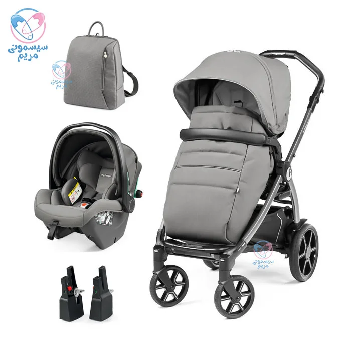 ست کالسکه کریر و ساک لوازم پگ پرگو بوک Peg Perego Book Mercury