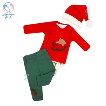 سه تیکه بادی و شلوار نیلی یلدایی Nili 4084