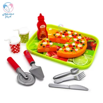 ست سینی برشی پیتزا روی تویز Roy Toys 8819