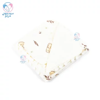 پتو دورپیچ نخی بلوت بیبی خرگوش Bellot Baby 3001 شیری