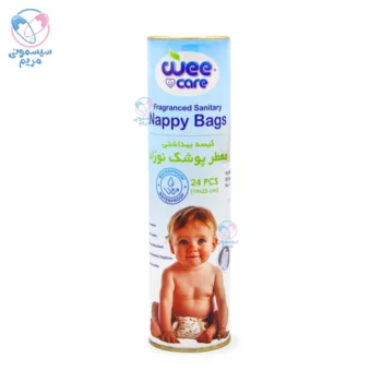 کیسه پوشک 24 عددی استوانه ای وی کر Wee Care