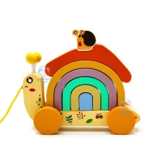 حلزون چرخ‌دار چوبی آموزش جانمایی 1437