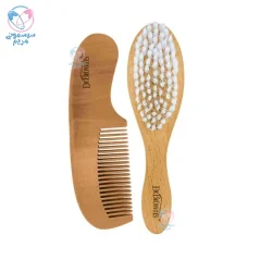 شانه و برس چوبی دکتر براون Dr Brown's 086