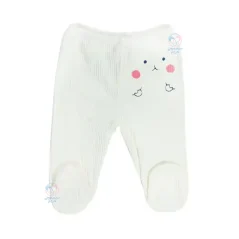 شلوار جورابدار کبریتی نسیکسز Necixs طرح بره تپل شیری