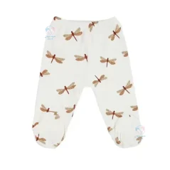 شلوار جورابدار کبریتی نسیکسز Necixs طرح سنجاقک شیری