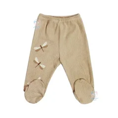 شلوار جورابدار کبریتی نسیکسز Necixs طرح سنجاقک کرم