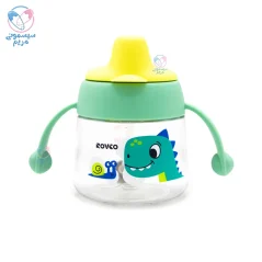 لیوان دسته دار سر سیلیکونی 180 میل رووکو دایناسور Rovco 10011 سبز